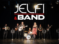 Jelfi &amp; Band Foto mit Logo